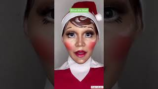 Which is your Favourite Look? |Christmas Gone Wrong SFX Makeup Compilation | Aivee Kate #shorts