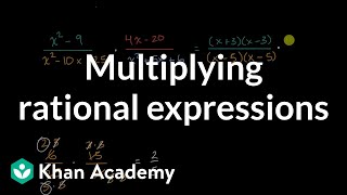 Multiplying rational expressions | Precalculus | Khan Academy