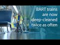 how bart deep cleans train cars