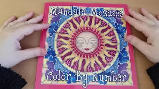 Flip Through | Mandala Mosaics Color By Number ~ Kira Shershneva