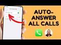 iPhone How to Turn on Auto Answer Calls on iOS 26 #iphone #iphonetips