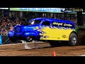 Super Modified 2wd Trucks pulling at the 2023 National Farm Machinery Show. Louisville, Kentucky