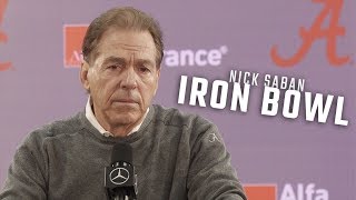 What Nick Saban said about Auburn before the Iron Bowl