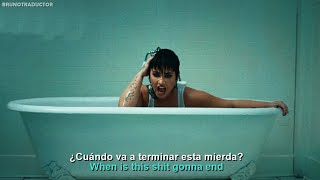 Demi Lovato - SKIN OF MY TEETH // Lyrics + Español // Video Official