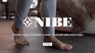 NIBE Ohje: Vieraita kotona ja sisällä kuuma - NIBE F750 poistoilmalämpöpumpun säätäminen