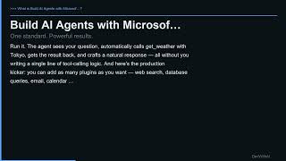 Build AI Agents with Microsoft Semantic Kernel in Python