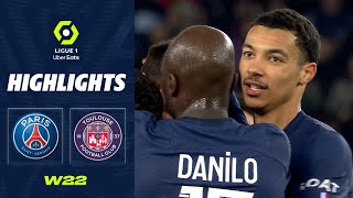 PARIS SAINT-GERMAIN - TOULOUSE FC (2 - 1) - Highlights - (PSG - TFC) / 2022-2023