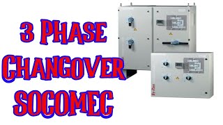 Manual changeover Connections | 3 phase changeover wiring | Socomec transfer switch 250 amps | MTS