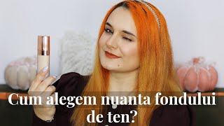 Cum alegem corect NUANTA fondului de ten || Maria Dumitrescu