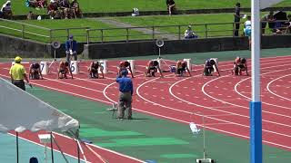 2020 沖縄陸上競技選手権  少年B男子100ｍ  予選2組