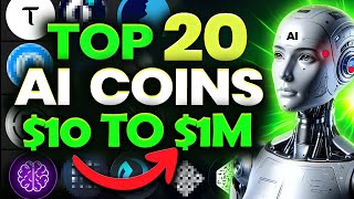 🔥TOP 20 BEST * TINY * AI CRYPTO COINS 2024?!! - 1,000X Your PROFITS?!  (30 DAYS LEFT ?!) Bittensor