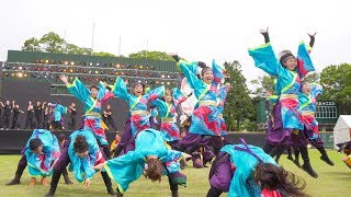 [4K] 天狗ぅ　豊川おいでん祭り 2018 野球場メイン会場 (中央)