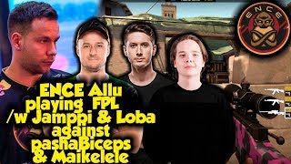 ENCE Allu playing FPL with Jamppi vs pashaBiceps & Maikelele in Mirage