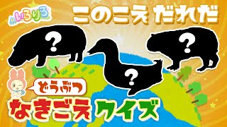 なんの動物の声でしょう？りろりろと一緒に鳴き声クイズ！【いろりろ公式】