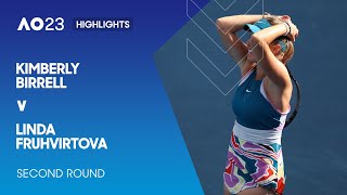 Kimberly Birrell v Linda Fruhvirtova Highlights | Australian Open 2023 Second Round