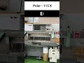 buy preowned polar 115 x on machine dalal