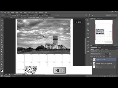 Making An Easy Photo Calendar in Photoshop Making An Easy Photo Calendar in Photoshop