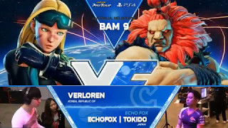 SFV: Verloren vs. Echo Fox | Tokido - Battle Arena Melbourne 9 Top 8 - CPT 2017