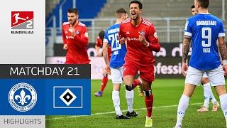 Record Hat-Trick & 5 Goals! | Darmstadt 98 - Hamburger SV | 0-5 | Highlights | MD 21 –  Bundesliga 2