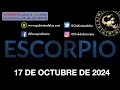 Horóscopo Diario - Escorpio - 16 de Octubre de 2024.