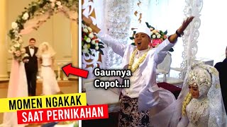 Gaunnya Copot Njir..!! Deretan Momen Lucu Tak Terlupakan Dalam Pernikahan #3