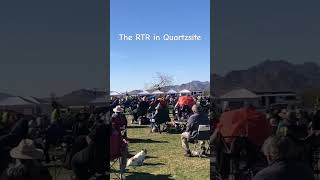 The RTR in Quartzsite, AZ #vanlife #campingdestinations #vanlifetravel #travel #minivan