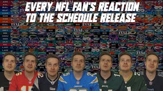 Every NFL Fan's Reaction to the Schedule Release