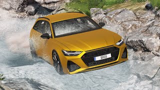 Cars vs EXTREMELY Fast Flowing River – BeamNG Drive | BeamNG Bros