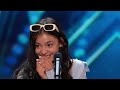 Summer Rios WOWS Simon Cowell with Something in the Orange  Auditions  AGT 2023