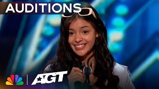 Summer Rios WOWS Simon Cowell with "Something in the Orange" | Auditions | AGT 2023