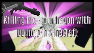 Killing the Enderdragon with Domino in Minecraft