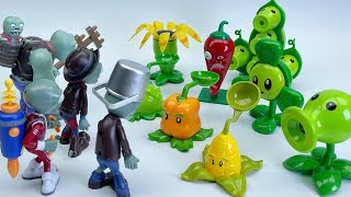 27-minute unboxing of the ASMR Plants vs. Zombies toy set | Toy Review 植物vsゾンビ