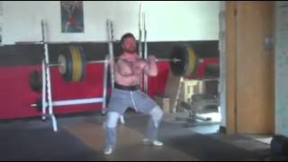 170 kg Power Clean - Tim Rawlings