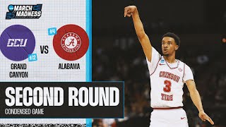 Alabama vs. Grand Canyon - Second Round NCAA tournament extended highlights