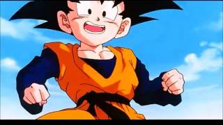 Goten learns to fly