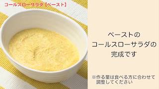 【手軽に家庭で作れる介護食】コールスローサラダ（ペースト）｜訪問歯科ネット