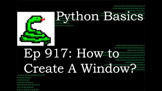 Python Basics Tutorial How to Create a Tkinter Window? || Digital Clock Series