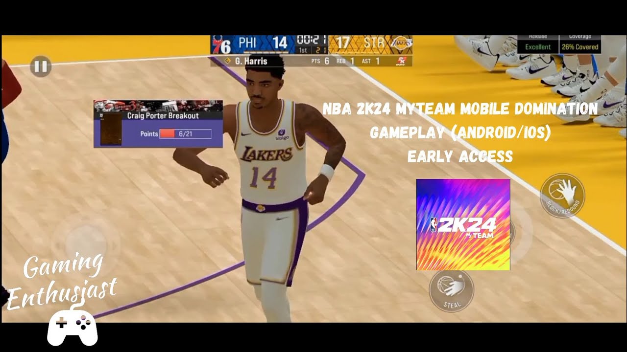 NBA 2K24 MyTeam Mobile Domination Gameplay (Android/IOS) | Early Access ...