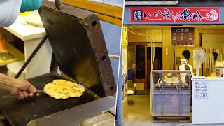 【Founded in 1952】1$ Ikayaki｜Japanese Street Food｜Nishinari Osaka