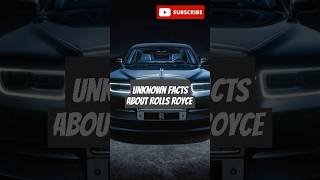 Unknown facts about Rolls Royce #alshorts  #viralshorts #trending #shorts #fyp