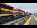 kcs 4515 leads cpkc 247 through franklin park