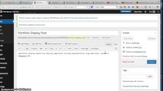 Portfolio Shortcode Walkthrough WordPress.COM