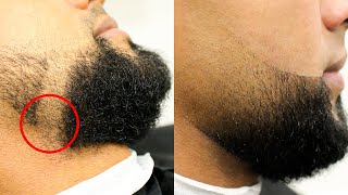 LA MANERA MÁS FÁCIL PARA HACER UNA BARBA 😱 BARBA DEGRADADA TUTORIAL