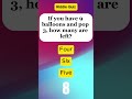 Balloon Pop Brain Teaser: Can You Solve This Easy Math Problem? #shorts #riddles #puzzle