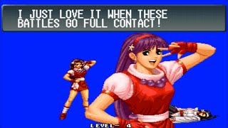 The King of Fighters '96 [Arcade]: Single Mode Playthrough with Athena Asamiya [Difficulty 4]