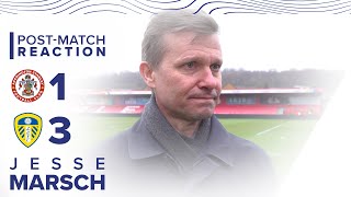 “A STRONG PERFORMANCE“ | JESSE MARSCH REACTION | ACCRINGTON STANLEY 1-3 LEEDS UNITED | FA CUP