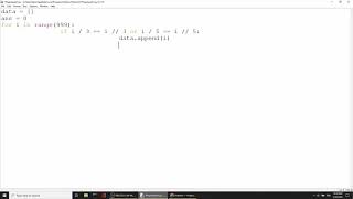 Project Euler problem 1: Solution with Python