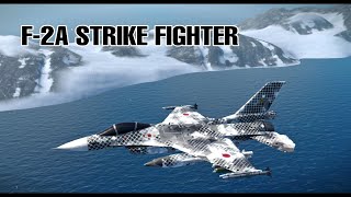 Modern Warships: F-2A Strike Fighter in action.