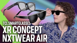 MICRO OLED en gafas inteligentes 🕶️ Así son las smartglasses TCL NXTWear AIR y XR GLASSES CONCEPT