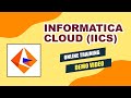 Informatica Intelligent Cloud Services (IICS) (CDI & CAI ) Online session  by Visualpath